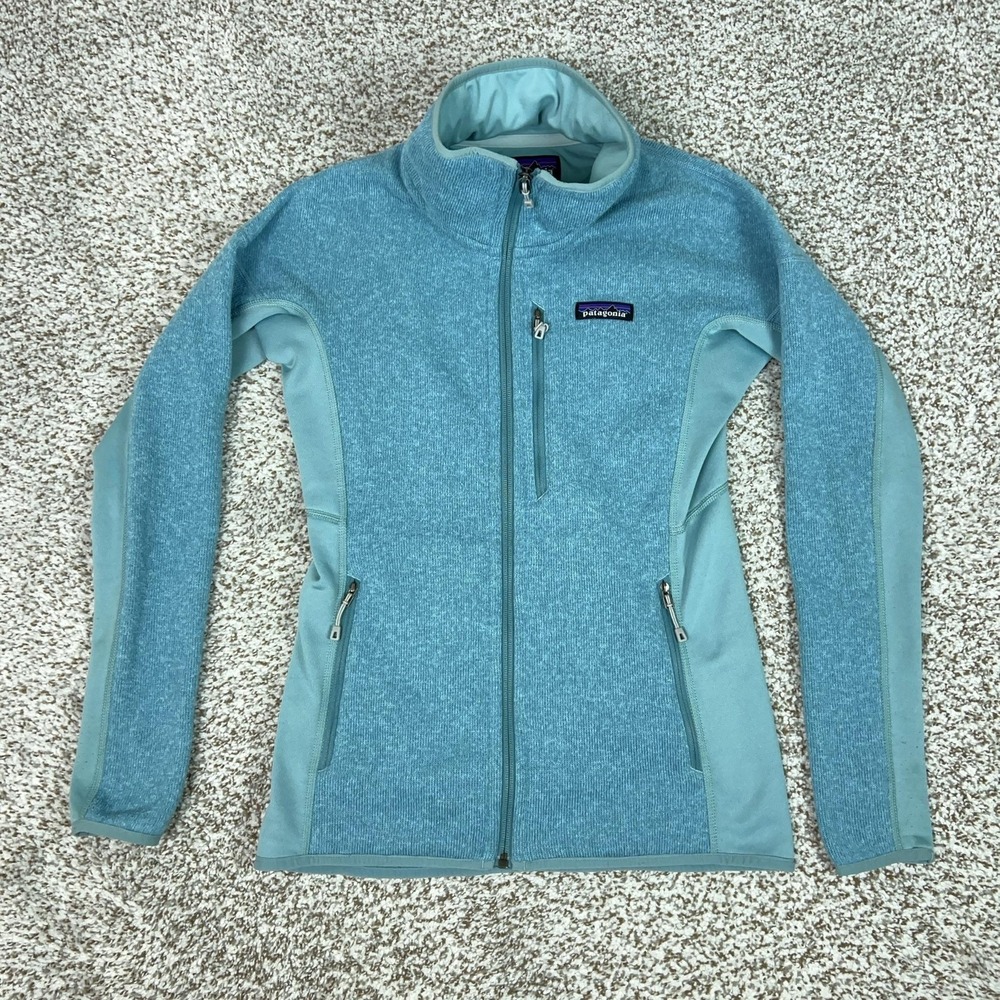Patagonia Jacket Womens XS Blue Better Sweater Full Zip Performance Hiking Gorp